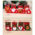 Christmas Xmas Tree Hanging Party Tree Decor Santa Stocking Sock Gift Candy Bags Lovely Gift Bag For Children Fireplace Tree #21